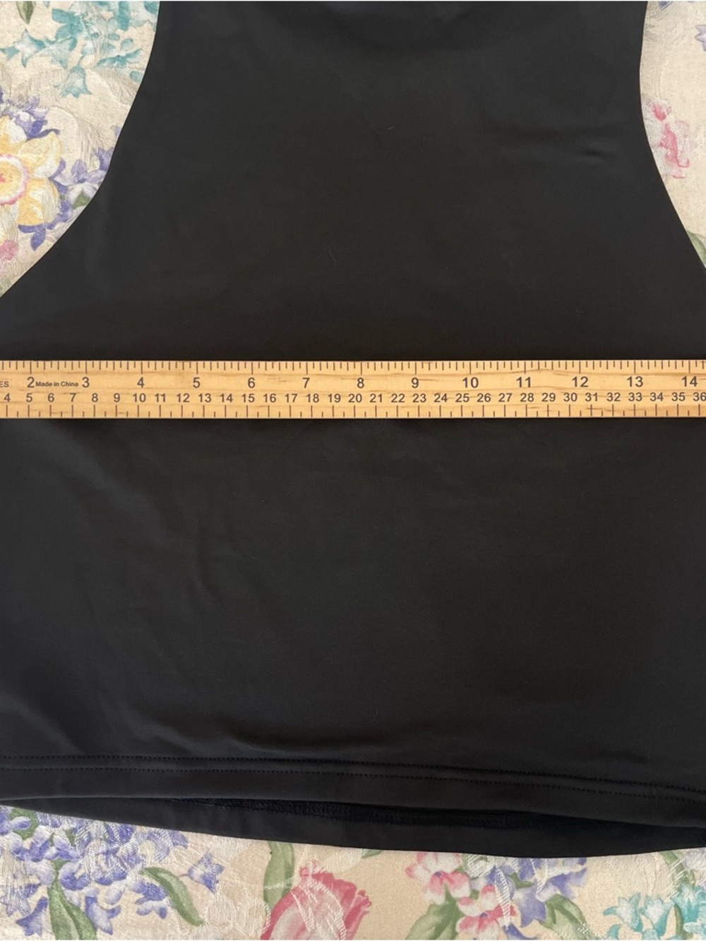 REORIA Womens High Neck Seamless Double Lined Crop Tank Top Large Black NWT - Picture 8 of 9